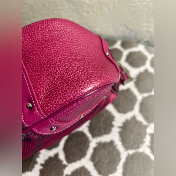 Longchamp Pink Shoulder Bag with Studded Flap like new-excellent condition - Picture 9 of 16
